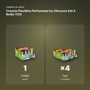 CRAYOLA PLASTILINA PERFUMADA LOS OLOROSOS SET 4 BOTES 113G - formato de venta: caja de 4
