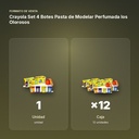 CRAYOLA SET 4 BOTES PASTA DE MODELAR PERFUMADA LOS OLOROSOS - formato de venta: caja de 12