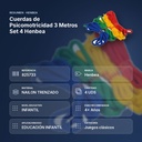 CUERDAS DE PSICOMOTRICIDAD 3 METROS SET 4 HENBEA - resumen de atributos