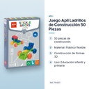 JUEGO APLI LADRILLOS DE CONSTRUCCIÓN 50 PIEZAS - características principales