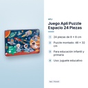 JUEGO APLI PUZZLE ESPACIO 24 PIEZAS - características principales