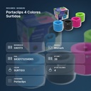 PORTACLIPS 4 COLORES SURTIDOS - resumen de atributos