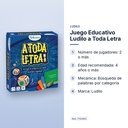 JUEGO EDUCATIVO LUDILO A TODA LETRA  - características principales