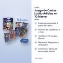 JUEGO DE CARTAS LUDILO ADIVINA EN 10 MARVEL - características principales