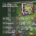 JUEGO DE MESA LUDILO BATALLA DE GENIOS STARS - resumen de atributos