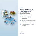 JUEGO DE MESA DE LÓGICA Y RETOS BATALLA PIRATA - características principales