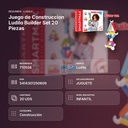 JUEGO DE CONSTRUCCION LUDILO BUILDER SET 20 PIEZAS - resumen de atributos