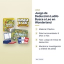 JUEGO DE DEDUCCIÓN LUDILO BUSCA A LEO EN WONDERLAND - características principales