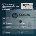 HP CARTUCHO NEGRO ADDMASTER/IJ 6000, 18ML (7 MILLONES DE CARACTERES) - resumen de atributos