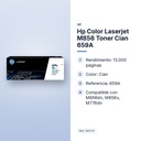 HP COLOR LASERJET M856 TONER CIAN 659A - características principales