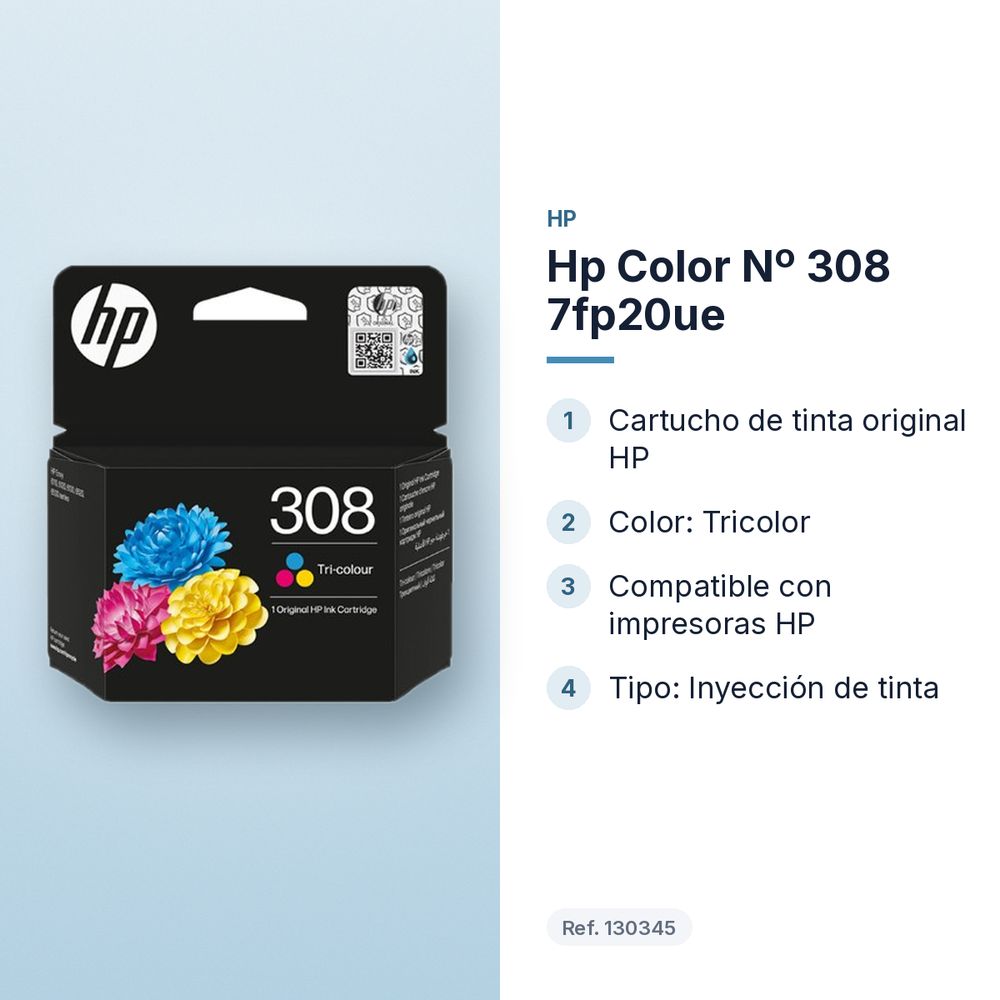 HP COLOR Nº 308 7FP20UE - características principales