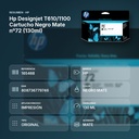HP DESIGNJET T610/1100 CARTUCHO NEGRO MATE Nº72 (130ML) - resumen de atributos