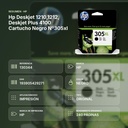 HP DESKJET 1210,1212, DESKJET PLUS 4100  CARTUCHO NEGRO Nº305XL - resumen de atributos