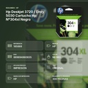 HP DESKJET 3720 / ENVY 5030 CARTUCHO HP Nº304XL NEGRO - resumen de atributos