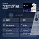 HP LASERJET 1300 TONER ALTA CAPACIDAD, 4.000 PAGINAS - resumen de atributos