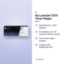 HP LASERJET 135X TONER NEGRO - características principales