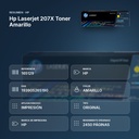 HP LASERJET 207X TONER AMARILLO - resumen de atributos