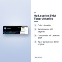 HP LASERJET 216A TONER AMARILLO - características principales