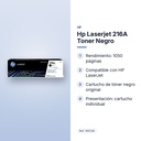 HP LASERJET 216A TONER NEGRO - características principales