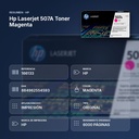 HP LASERJET 507A TONER MAGENTA - resumen de atributos