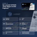 HP LASERJET CP3525 TONER NEGRO (5.000 PAGINAS) - resumen de atributos