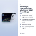 HP LASERJET ENTERPRISE FLOW MFP M680F 652A TONER NEGRO - características principales