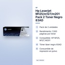 HP LASERJET M125/M127/M201 PACK 2 TONER NEGRO 83AD - características principales