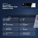 HP LASERJET M180N,M181FW TONER MAGENTA 205A - resumen de atributos
