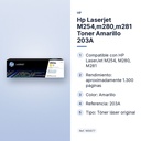 HP LASERJET M254,M280,M281 TONER AMARILLO 203A - características principales