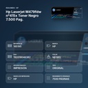 HP LASERJET M479FDW Nº415X TONER NEGRO 7.500 PAG. - resumen de atributos