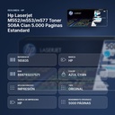 HP LASERJET M552/M553/M577 TONER 508A CIAN 5.000 PAGINAS ESTANDARD - resumen de atributos