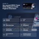 HP LASERJET M553 TONER 508A MAGENTA 5.000 PAGINAS ESTANDARD - resumen de atributos