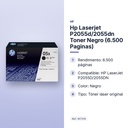 HP LASERJET P2055D/2055DN TONER NEGRO (6.500 PAGINAS) - características principales