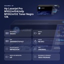 HP LASERJET PRO M102/M104/MFP M130/M132 TONER NEGRO 17A - resumen de atributos