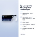 HP LASERJET PRO M12/MFP M26 TONER NEGRO - características principales