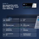 HP LASERJET RO M252, M277 MFP 201A TONER CIAN 1400 PAG. - resumen de atributos