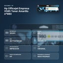 HP OFFICEJET EMPRESA X585 TONER AMARILLO Nº980 - resumen de atributos