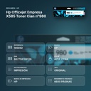 HP OFFICEJET EMPRESA X585 TONER CIAN Nº980 - resumen de atributos