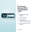HP OFFICEJET EMPRESA X585 TONER MAGENTA Nº980 - características principales