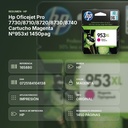 HP OFICEJET PRO 7730/8710/8720/8730/8740  CARTUCHO MAGENTA Nº953XL 1450PAG - resumen de atributos