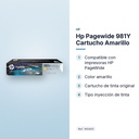 HP PAGEWIDE 981Y CARTUCHO AMARILLO - características principales