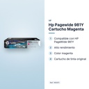 HP PAGEWIDE 981Y CARTUCHO MAGENTA - características principales