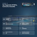 HP PAGEWIDE Nº981A, CARTUCHO AMARILLO - resumen de atributos