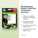 HP PHOTOSMART D5460 Nº364 PACK 4 CARTUCHOS (N/C/M/Y) - características principales