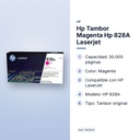 HP TAMBOR MAGENTA HP 828A LASERJET - características principales