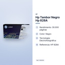 HP TAMBOR NEGRO HP 828A - características principales