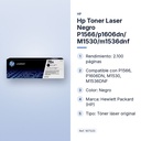 HP TONER LASER NEGRO P1566/P1606DN/ M1530/M1536DNF - características principales