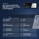HP TONER LASERJET PRO MFP M476 CYAN.Nº312A 2.700 PAGINAS - resumen de atributos