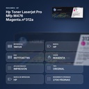 HP TONER LASERJET PRO MFP M476 MAGENTA.Nº312A - resumen de atributos