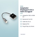 ADAPTADOR DISPLAYPORT (M) A HDMI (H) IGGUAL  - características principales